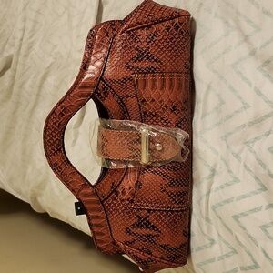 Women's Pink and black purse